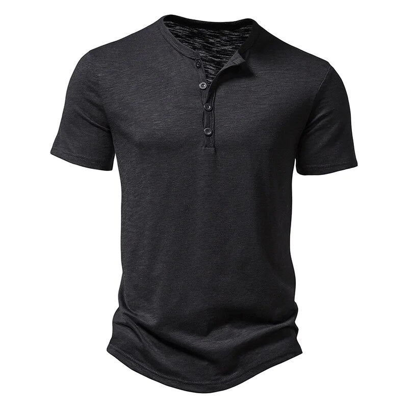 Milo | Men's Short Sleeve Henley T Shirt
