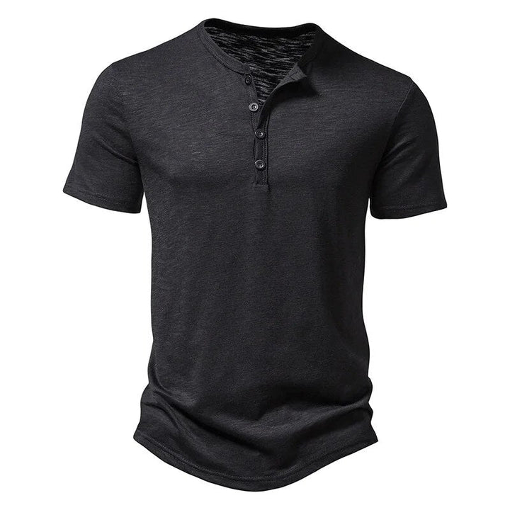 Milo | Men's Short Sleeve Henley T Shirt