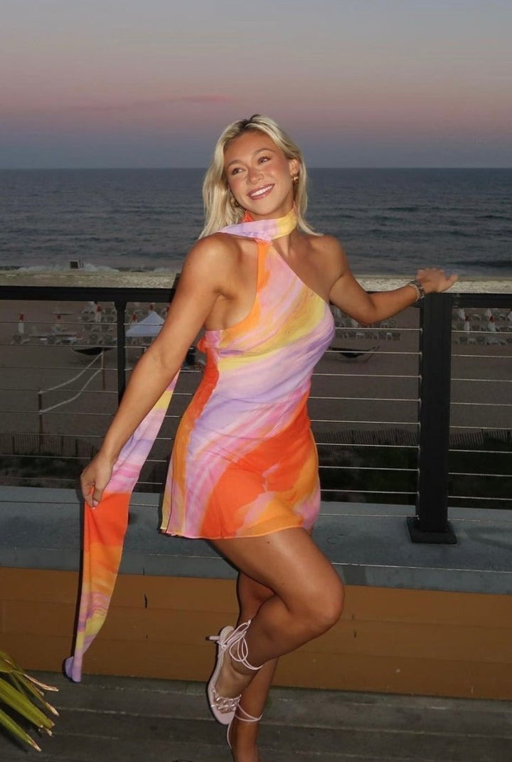 Stefani | One-Shoulder Mini Dress