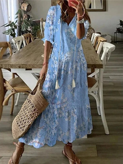 Stine | Boho-inspired A-line Dress