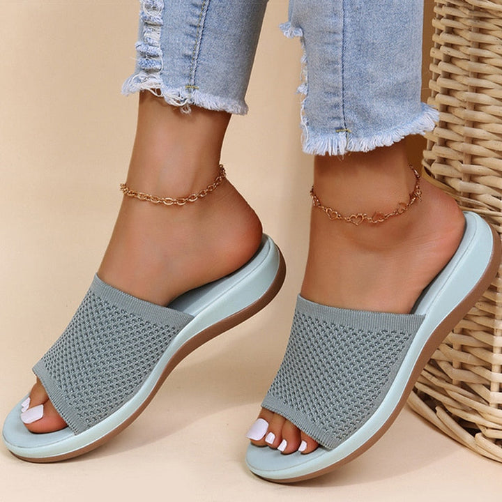 Elise | Women's Orthopedic Slide Sandals with Breathable Knit Upper